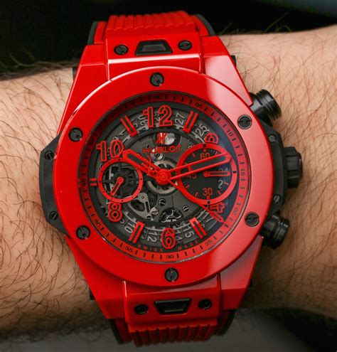 hublot red ceramic|hublot black ceramic watch.